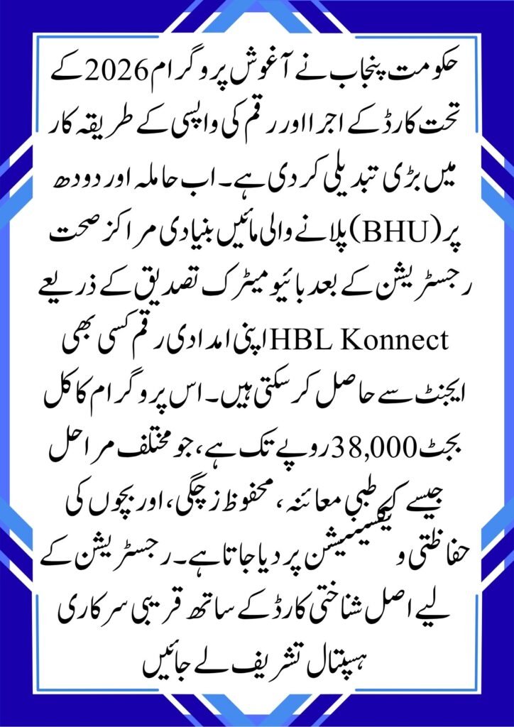 Aghosh Programme Card