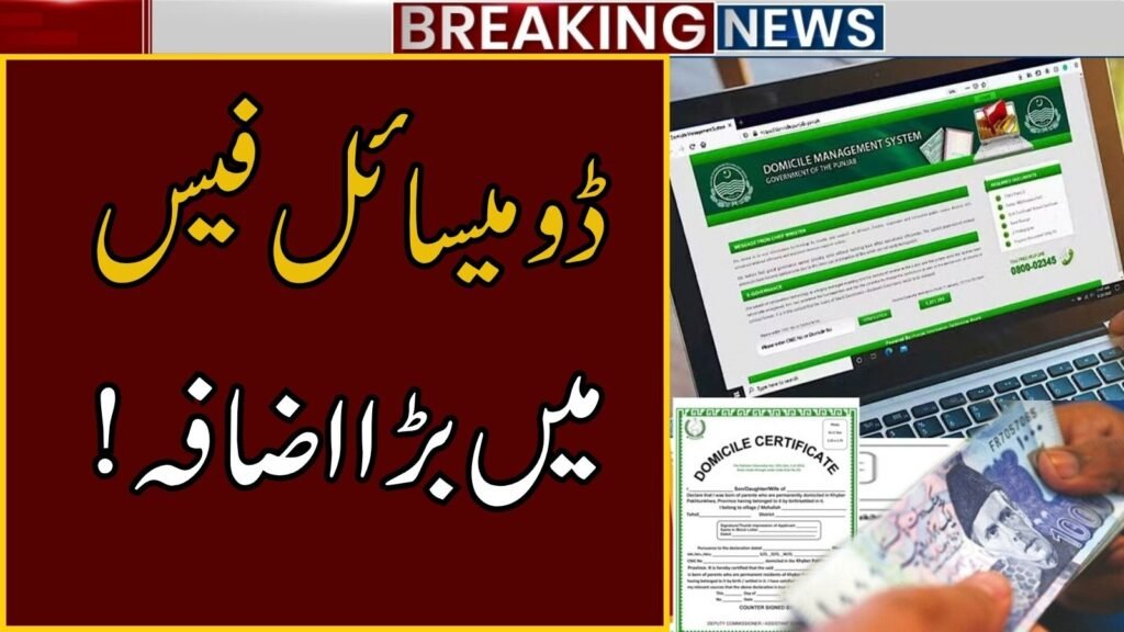 Punjab Announces 175% Increase in Domicile Fee
