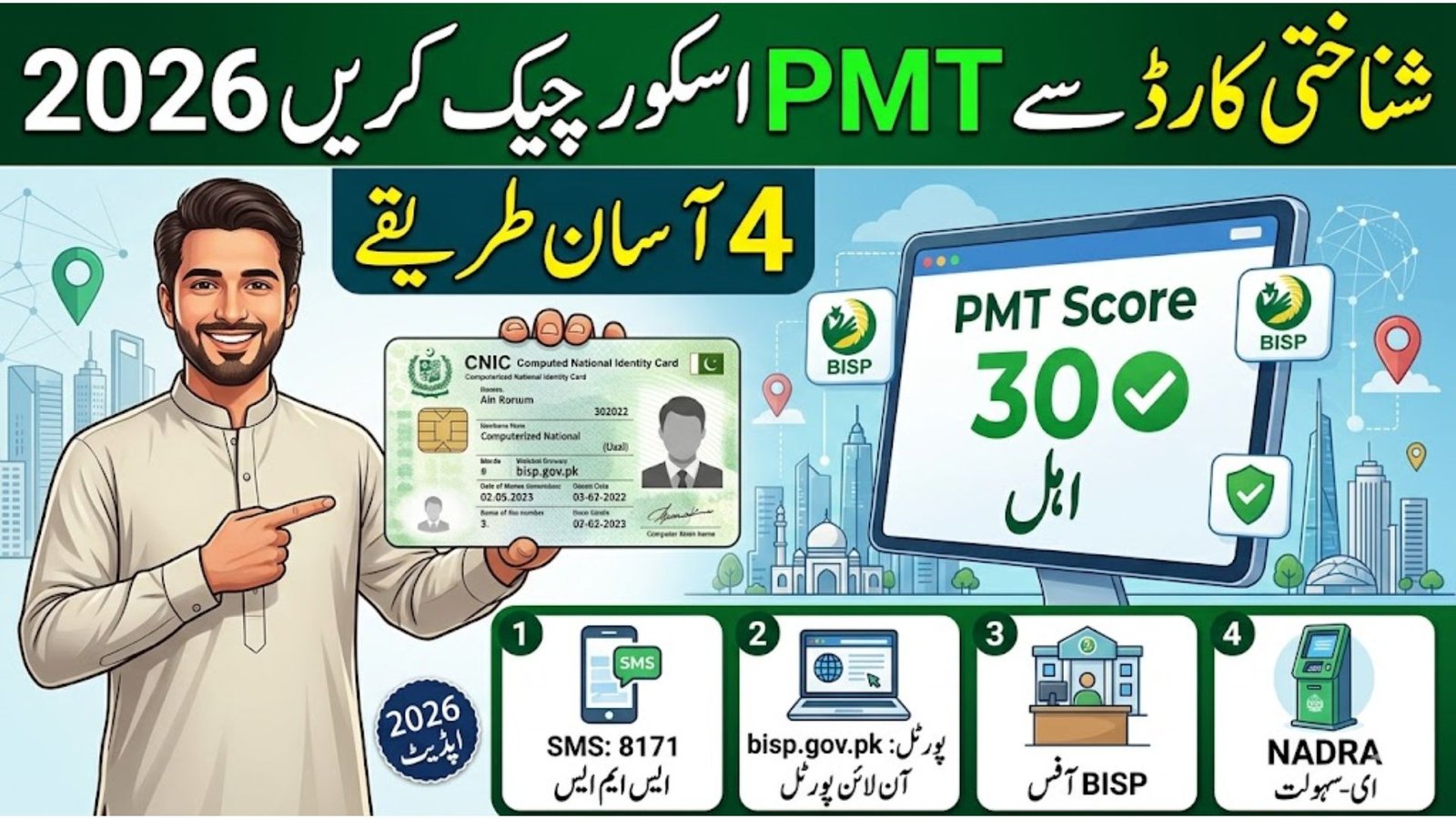 Check Your PMT Score by CNIC in 2026